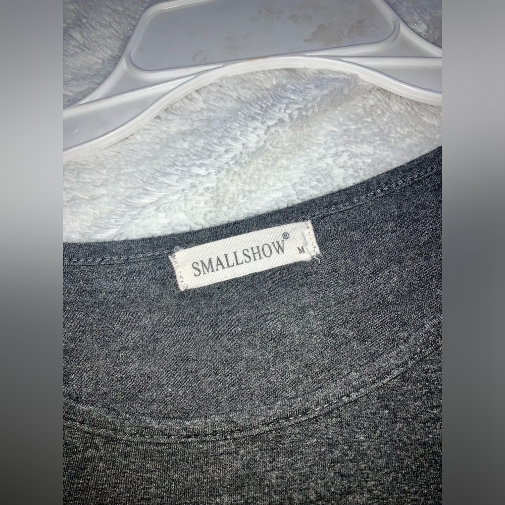 Grey maternity shirt
